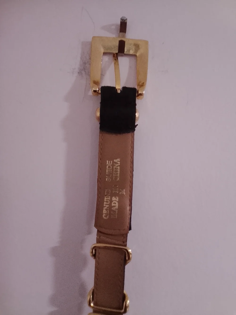 Vintage Women’s Brow Belt with Gold Accents